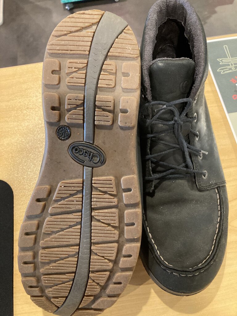 (Wear) Chaco Leather Boots, Black, Men's 9