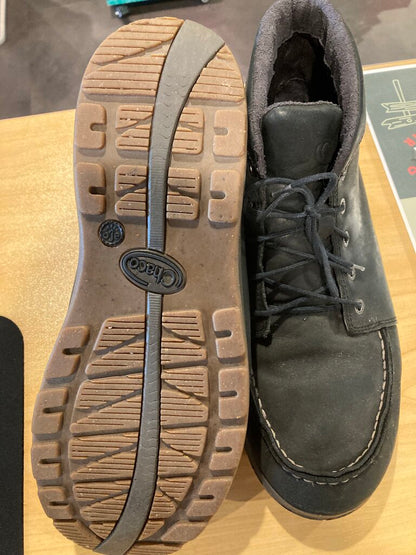(Wear) Chaco Leather Boots, Black, Men's 9