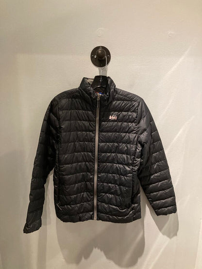 REI Down Puffy Jacket, Black, Kid's XL