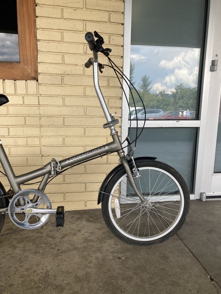 2010 Adventurer Folding Bike, Grey, 20in Wheels/15in Frame
