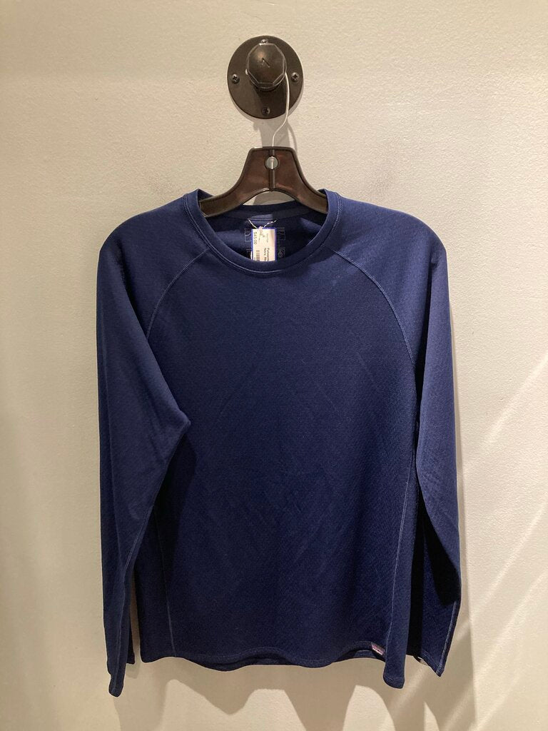 Patagonia LS Crew Baselayer, Navy, Men's M