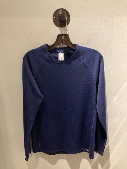 Patagonia LS Crew Baselayer, Navy, Men's M