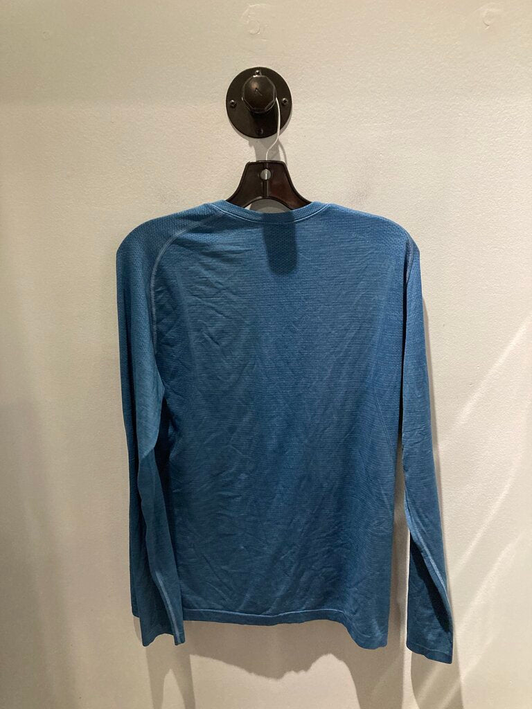 Lululemon LS Crew, Lite Blue, Men's M