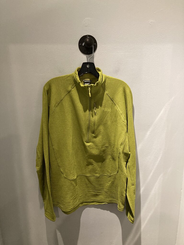 Rab 1/2 Zip Fleece, Green, Men's XL