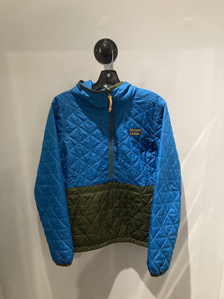LL Bean Insulated Anorak, Green/Blue, Men's M