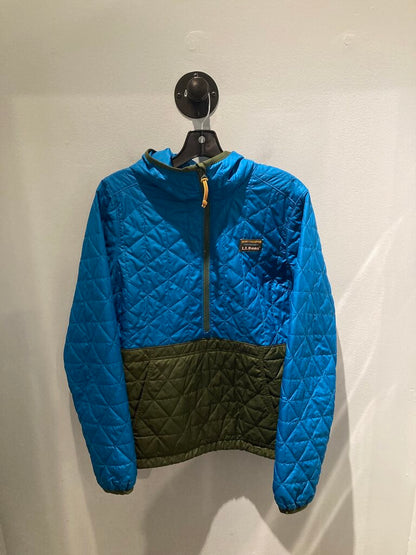 LL Bean Insulated Anorak, Green/Blue, Men's M