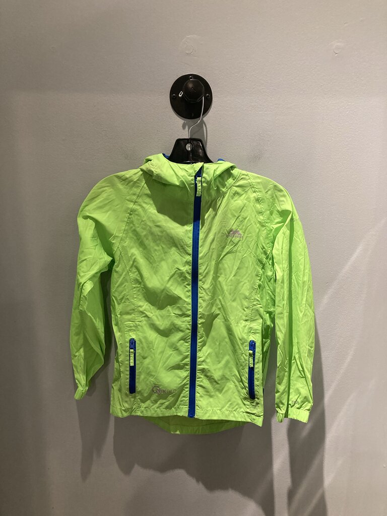 Ikpac Rain Jacket, Green/Blue, Kid's 9/10