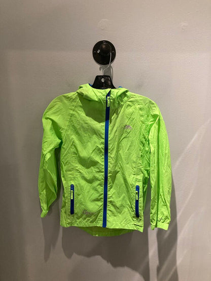 Ikpac Rain Jacket, Green/Blue, Kid's 9/10