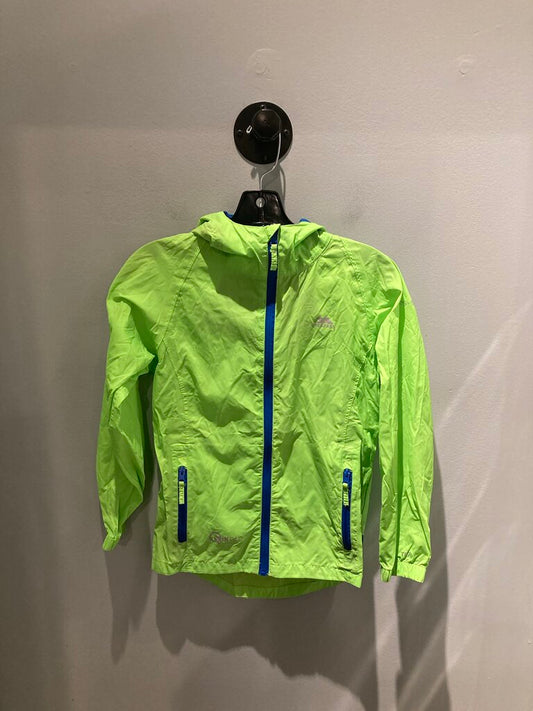 Ikpac Rain Jacket, Green/Blue, Kid's 9/10
