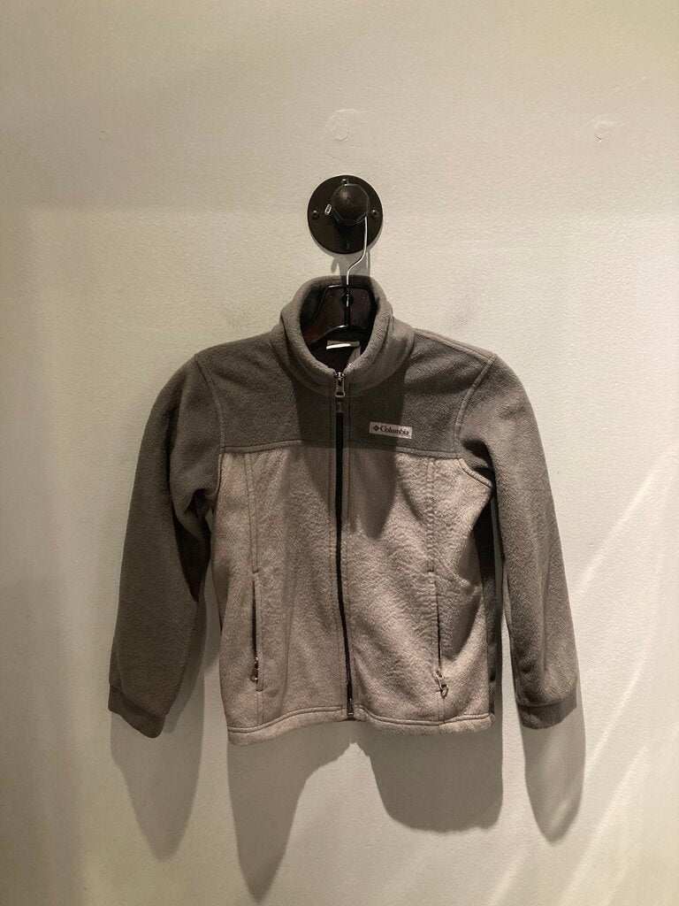 Columbia Full Zip Fleece, Grey, KId's S