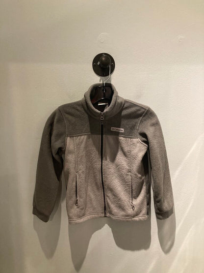 Columbia Full Zip Fleece, Grey, KId's S