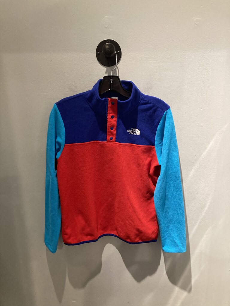 The North Face Snap Fleece, Blue/Red/Teal, Kid's L