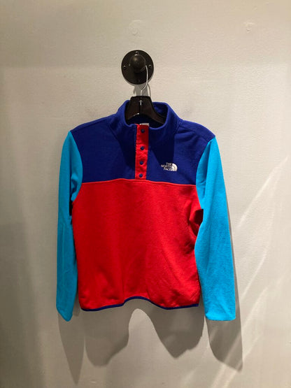 The North Face Snap Fleece, Blue/Red/Teal, Kid's L