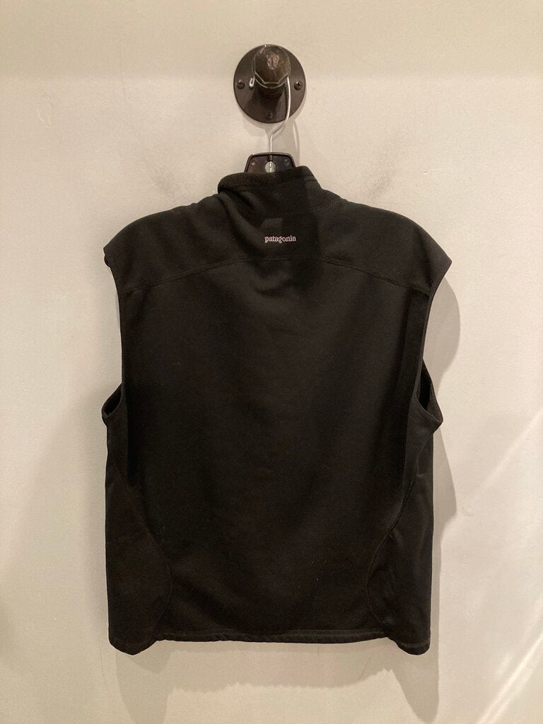 Patagonia Fleece Vest, Black, Men's L