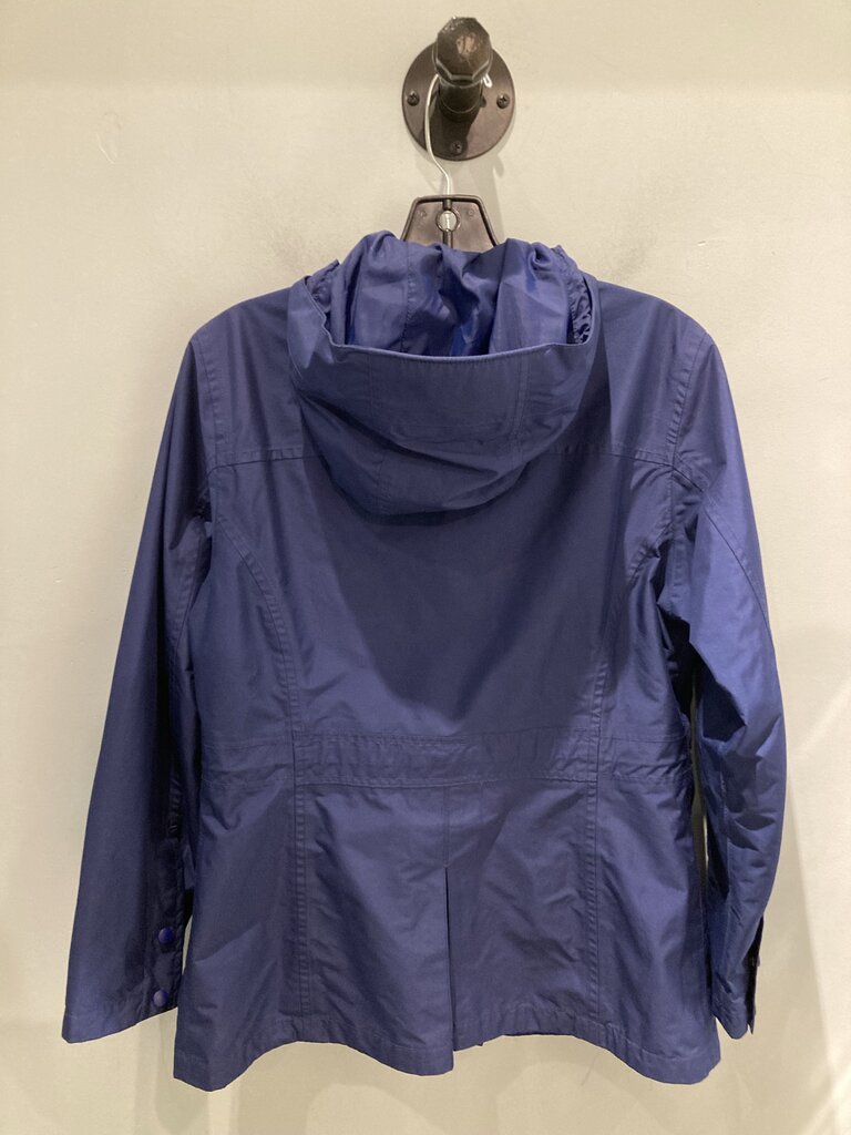 LL Bean Rain Jacket, Blue, Women's S Pet
