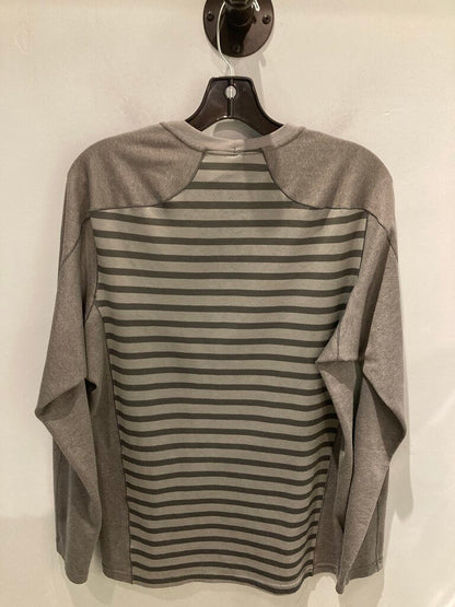Patagonia LS Crew, Grey/Stripe, Men's M