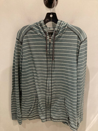 Prana Full Zip Hoody, Green/White, Men's L