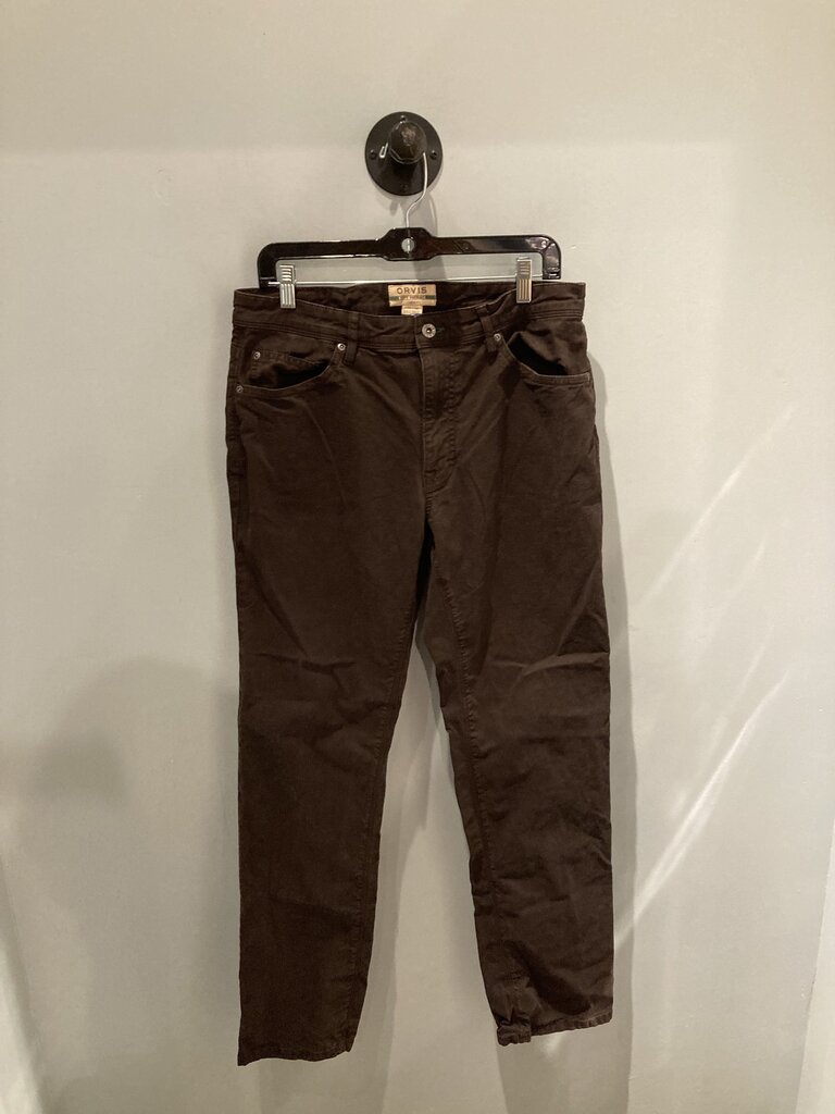 Orvis Pants, Brown, Men's 34X34