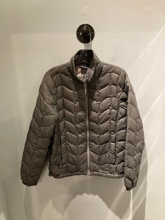 (Stain) Marmot Puffy Jacket, Grey, Women's M