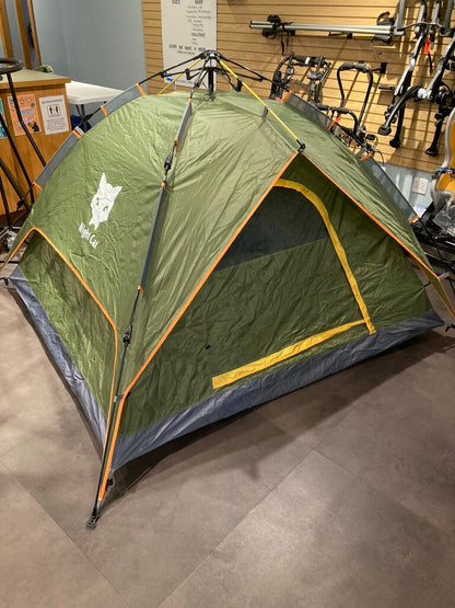 Night Cat 2P Dome Tent, Green/Orange