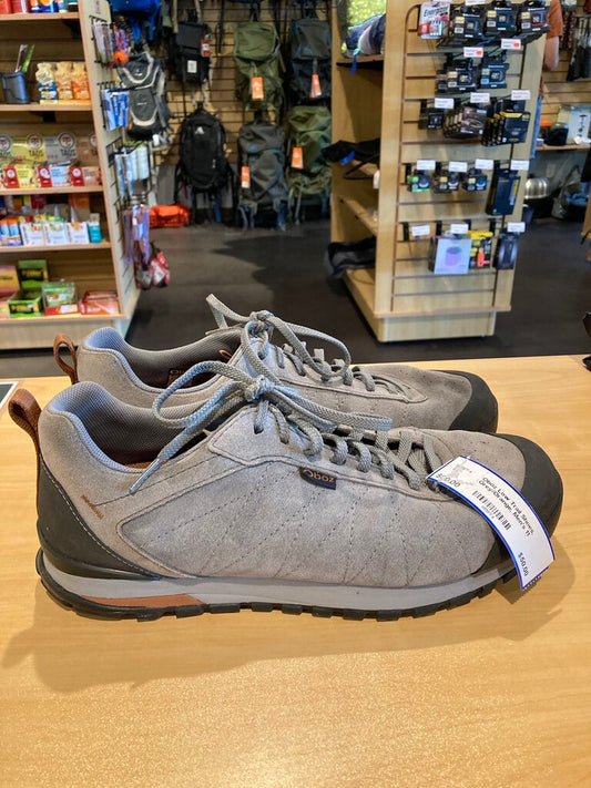Oboz Low Trail Shoes, Grey/Orange, Men's 11