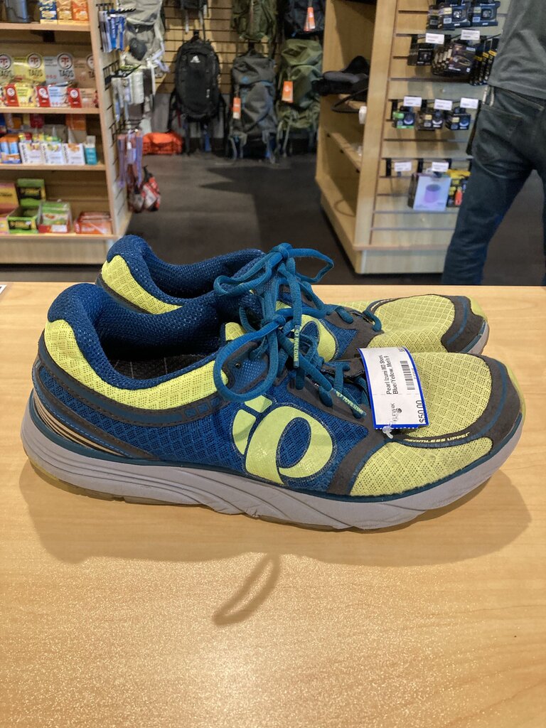 Pearl Izumi M3 Shoes, Blue/Yellow, Men's 9