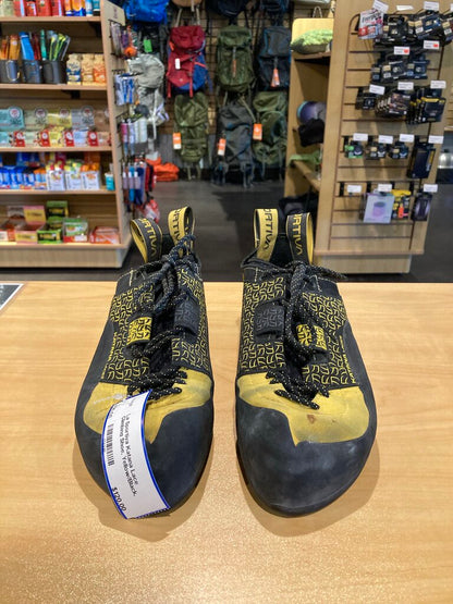 La Sportiva Katana Lace Climbing Shoe, Yellow/Black, Men's 8.5