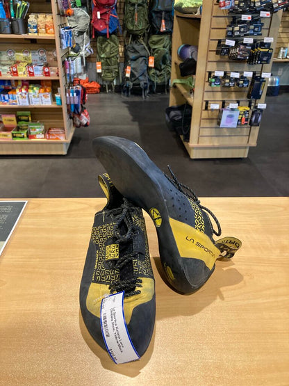 La Sportiva Katana Lace Climbing Shoe, Yellow/Black, Men's 8.5