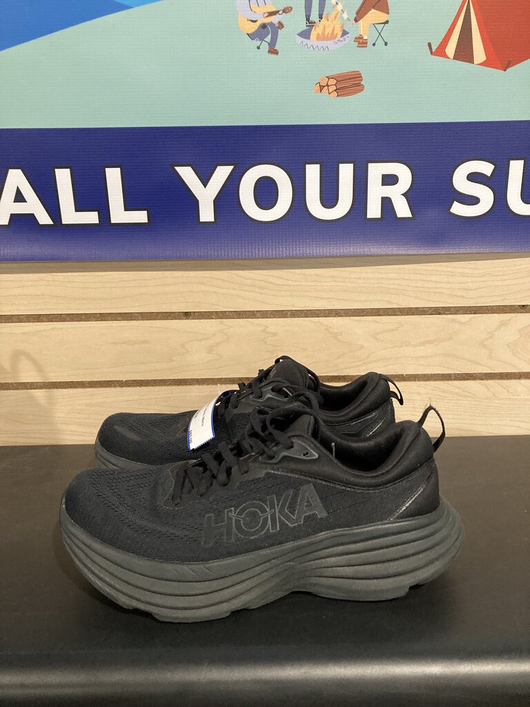 Hoka Bondi 8, Black, Men's 8.5D