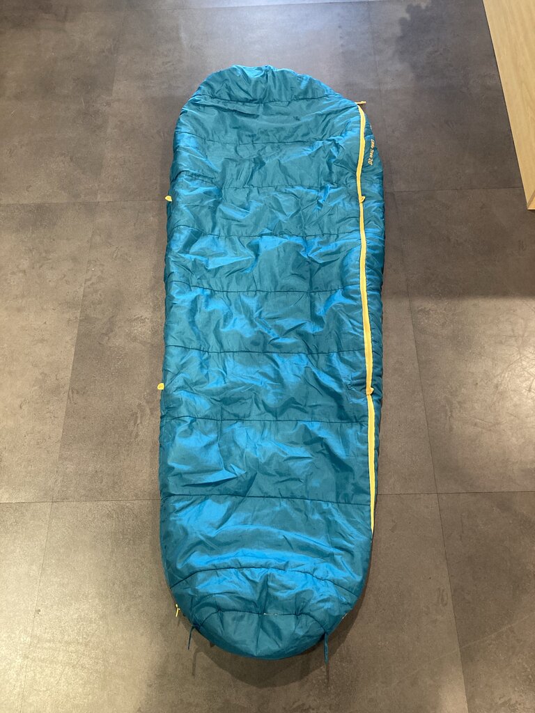 Kelty Little Tree Sleeping Bag, Teal/Yellow, 20 Degree, Kids