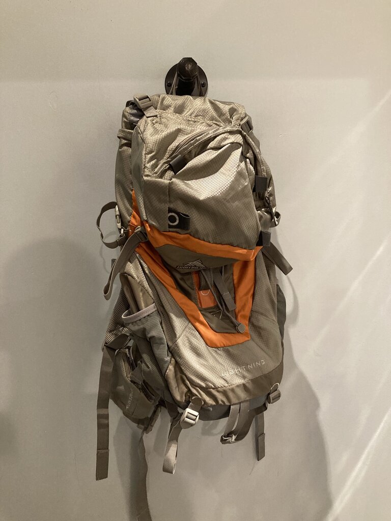 High Sierra Lightning Backpack, Orange/Grey, 35: