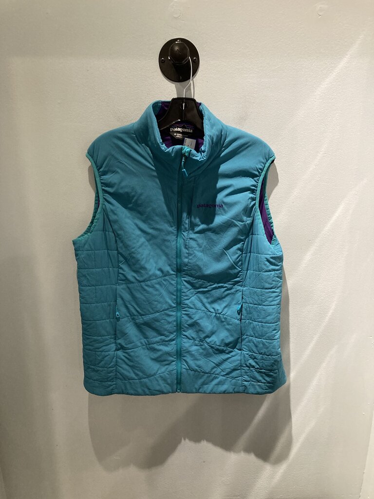 Patagonia Nano Air Vest, Teal/Purple, Women's XL