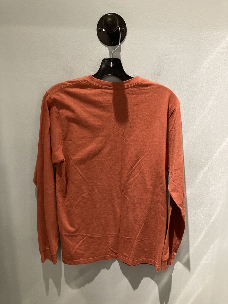 Patagonia LS Crew, Orange Buffalo, Men's S
