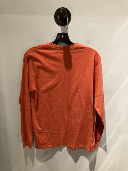 Patagonia LS Crew, Orange Buffalo, Men's S