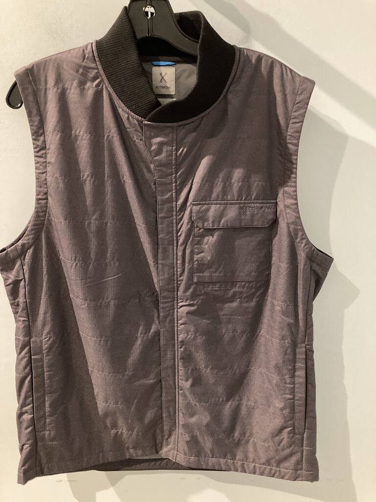 Kitsbow Insulated Vest, Grey, Men's XL