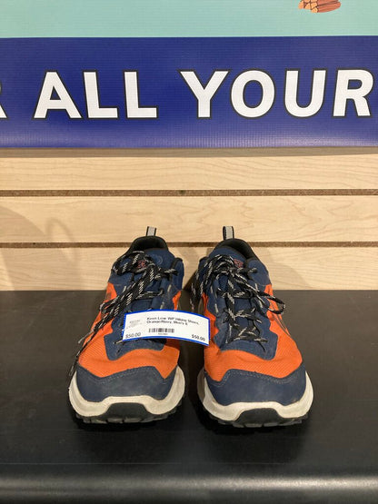 Keen Low WP Hiking Shoes, Orange/Navy, Men's 6