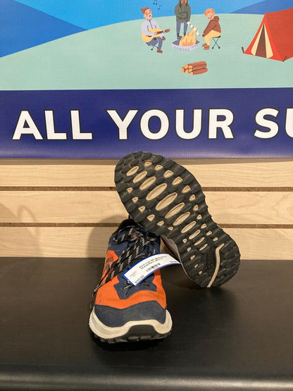 Keen Low WP Hiking Shoes, Orange/Navy, Men's 6