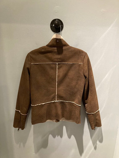 Prana Fleece Lined Jacket, Brown, Women's XS