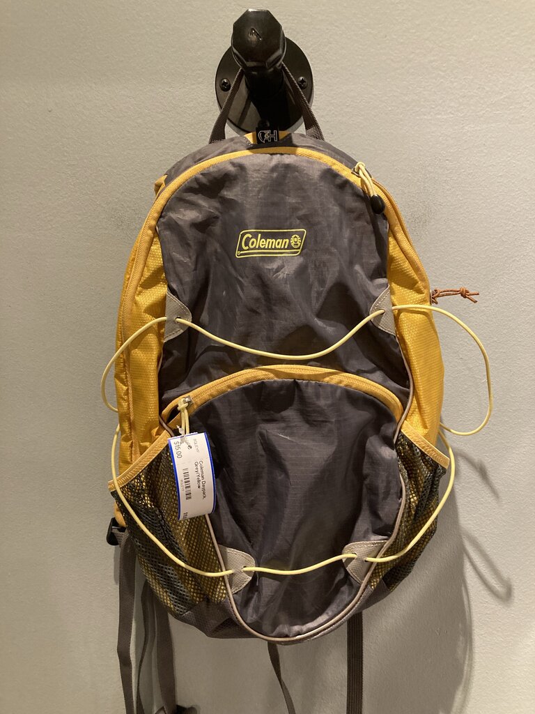 Coleman Daypack, Grey/Yellow