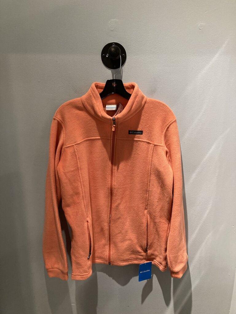 (NWT) Columbia Fleece Zip Jacket, Orange, Kid's XL