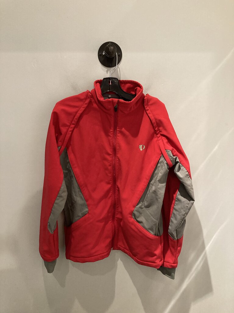 Pearl Izumi Softshell Jacket, Red/Grey, Men's M