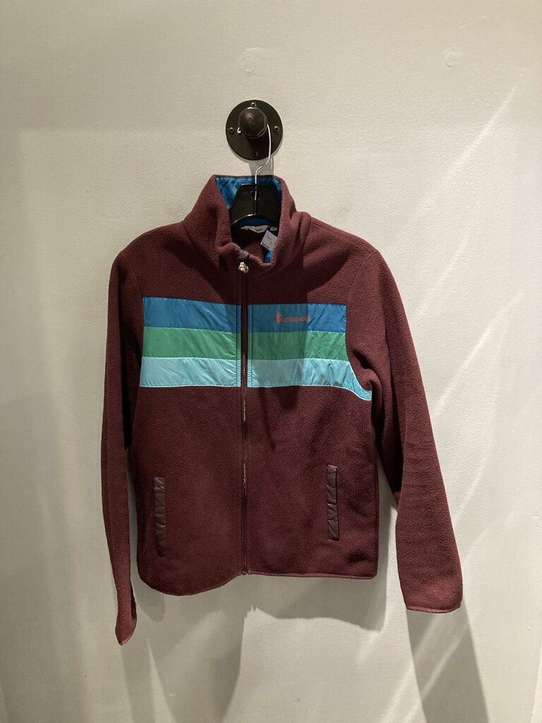 Cotopaxi Zip Fleece, Maroon/Blue, Women's M