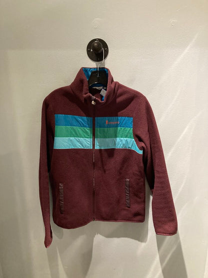 Cotopaxi Zip Fleece, Maroon/Blue, Women's M
