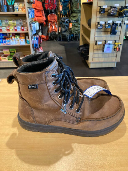 Lems WP Boulder Boots, Brown, Women's 9