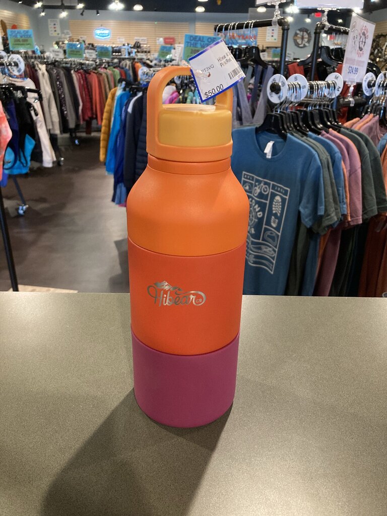 Hibear All Day Bottle, Pink/Red/Orange, 32oz