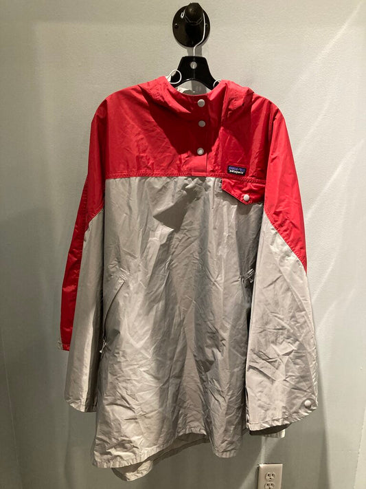 Patagonia Rain Poncho, Silver/Red, Women's M/L