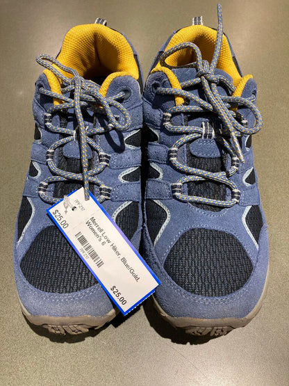 Merrell Low Hiker, Blue/Gold, Women's 6