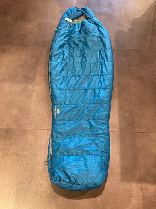REI Zephyr Sleeping Bag, Blue/Grey, Reg, 25degree