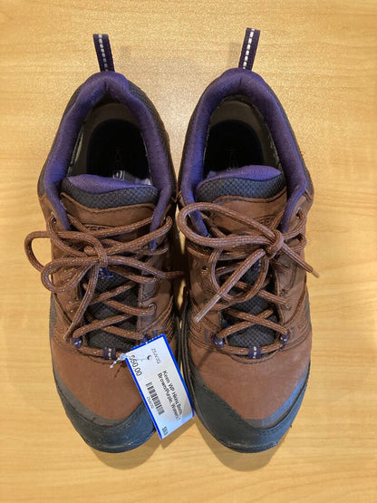 Keen WP Hiking Boots, Brown/Purple, Women's 7