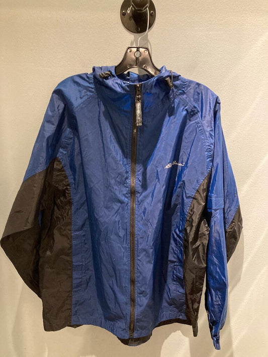 Eddie Bauer Rain Jacket, Blue, Men's M